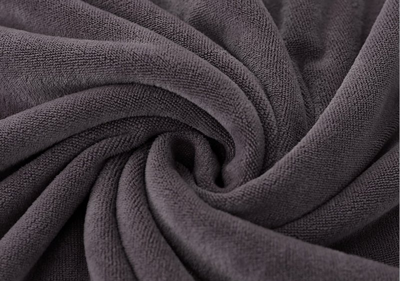 MYLSMPLE Microfiber Luxury Grey Bath Towel Extra Large Bath Sheet Beach Towel (36 Inch X 72 Inch, Grey) - Image 3